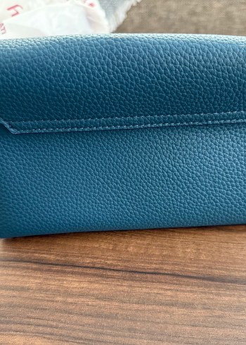 Mavi Deri GUESS Çanta - Görsel 8