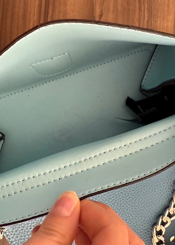 Mavi Deri GUESS Çanta - Görsel 6