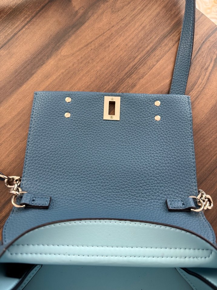 Mavi Deri GUESS Çanta - Görsel 5