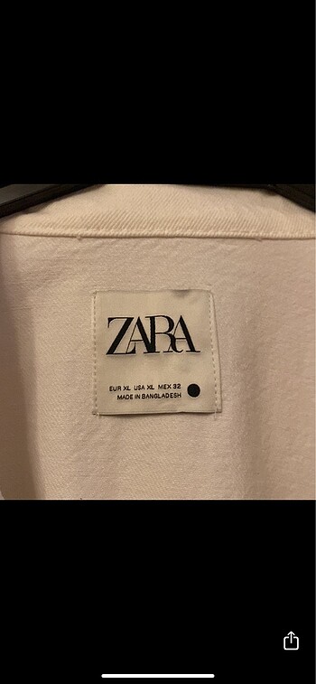 xl Beden ZARA CEKET