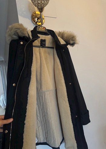 Mango Kışlık Kürklü Mont - Görsel 7