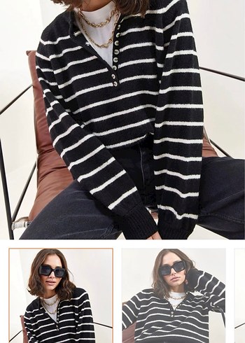 BİANCO LUCCİ TRİKO KAZAK - Görsel 5