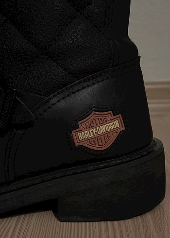Harley Davidson Laconia Diyah Deri Tokalı Kadın Bot - Görsel 5