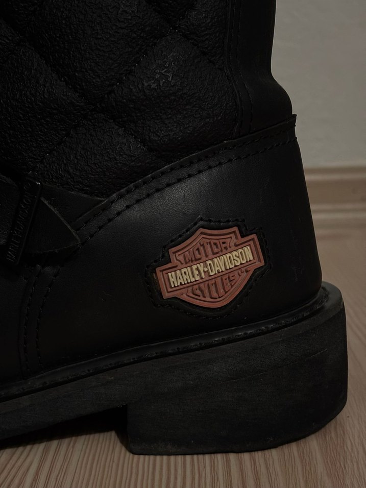 Harley Davidson Laconia Diyah Deri Tokalı Kadın Bot - Görsel 5