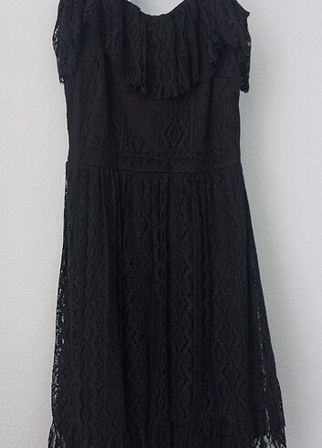 40 Beden siyah Renk Kadın elbise kısa 