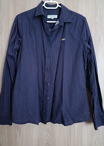 U.S. Polo Assn. Bordo Desenli Kadın Gömlek - Görsel 2