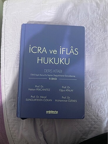 icra ve iflas hukuku hakan pekcanıtez