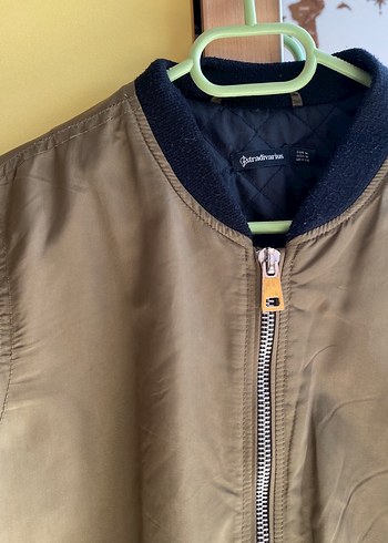 Kahverengi Fermuarlı Kadın Street Wear Ceket - Görsel 2