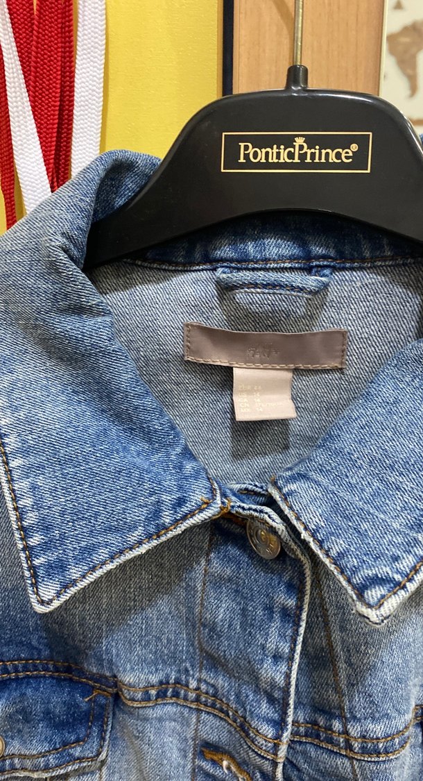 Mavi Düğmeli Kadın Denim Ceket - Görsel 2