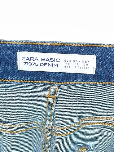40 Beden lacivert Renk Zara Jean / Kot %70 İndirimli.