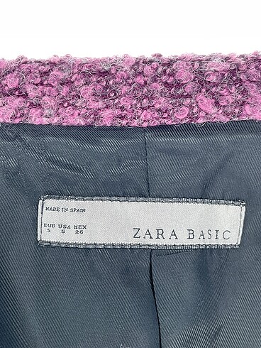 s Beden mor Renk Zara Kaban %70 İndirimli.