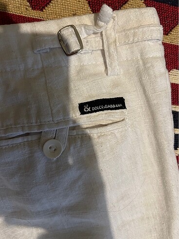 xs Beden Dolce & Gabbana Keten Pantolon