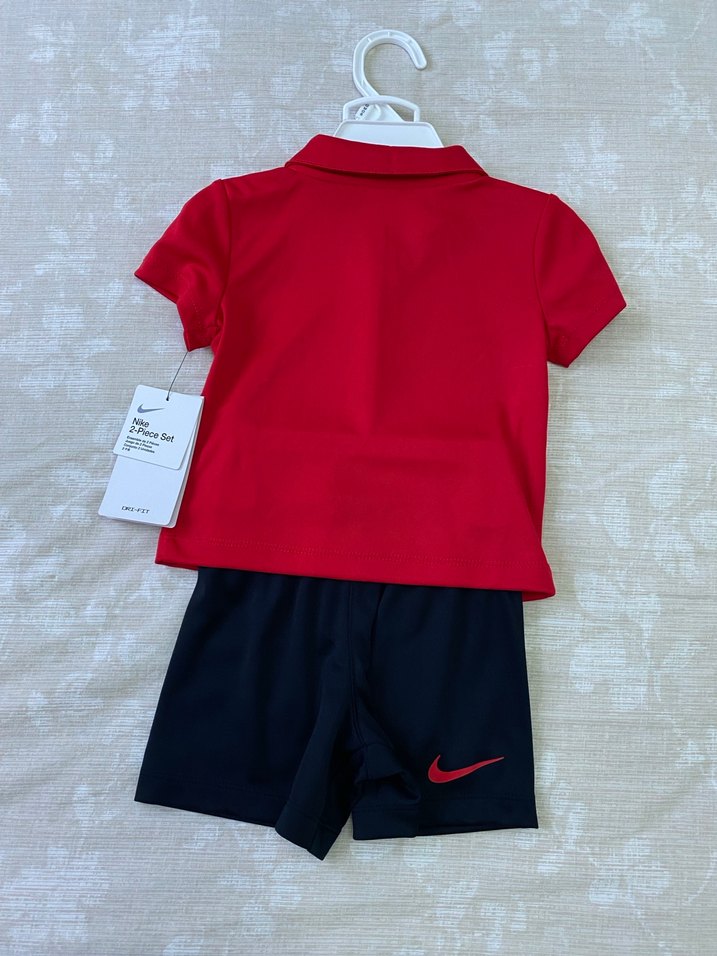 Nike Kırmızı Siyah Bebek Takımı - Görsel 4