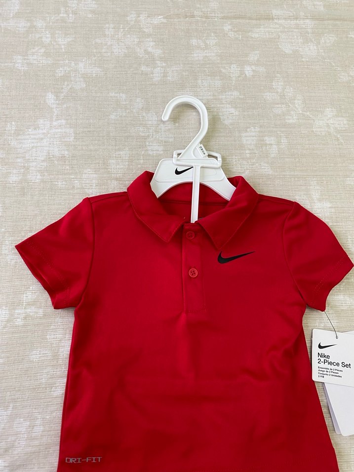 Nike Kırmızı Siyah Bebek Takımı - Görsel 3