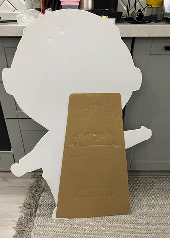 Gri Astronot Figürlu ayaklı pano - Görsel 2