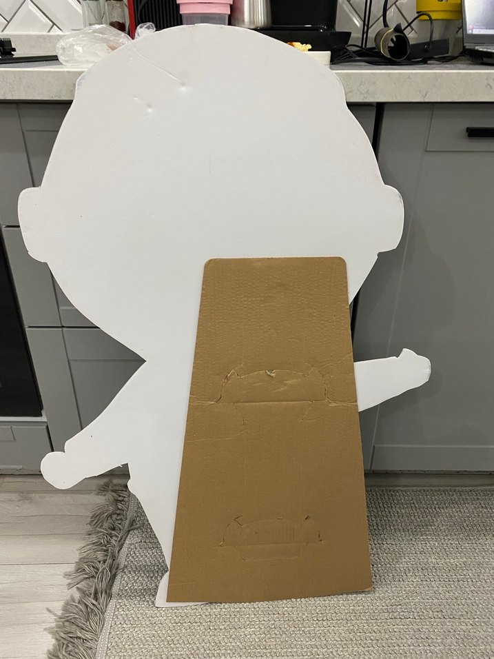 Gri Astronot Figürlu ayaklı pano - Görsel 2