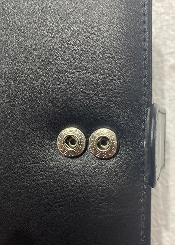 Siyah Düğmeli Deri ajanda - Görsel 2