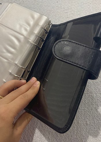 Siyah Düğmeli Deri ajanda - Görsel 10