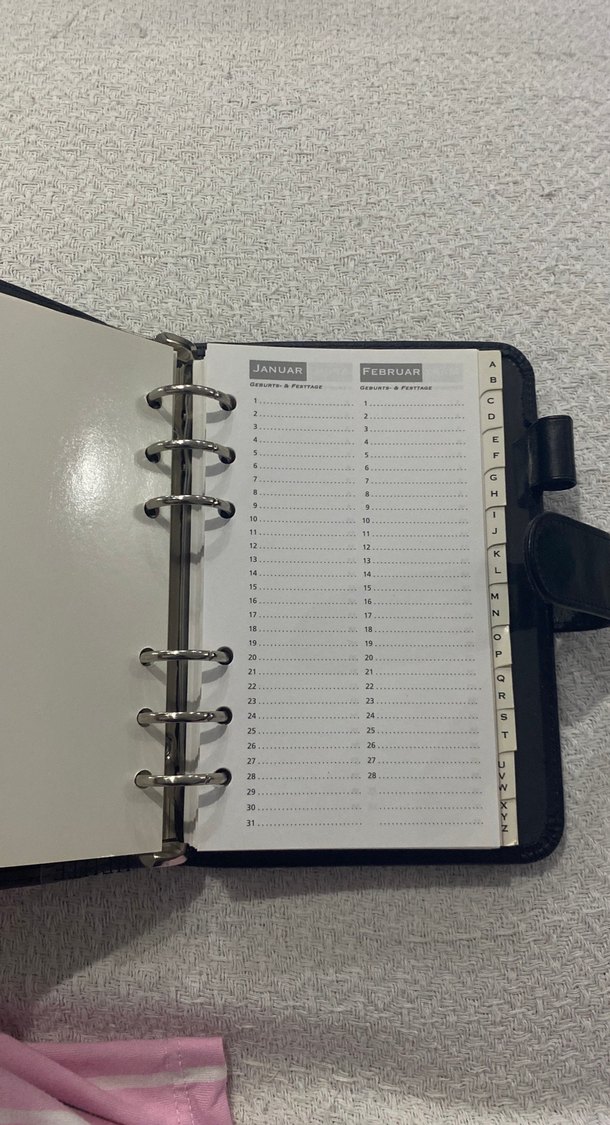 Siyah Düğmeli Deri ajanda - Görsel 5