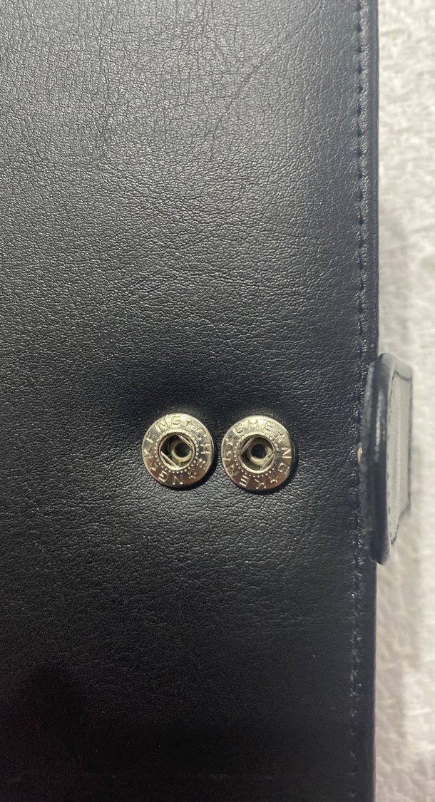 Siyah Düğmeli Deri ajanda - Görsel 2