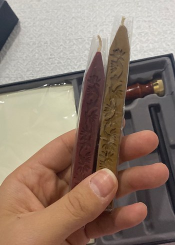 Tchibo mühür mum seti - Görsel 7