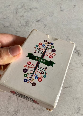 Renkli b mads Oyun Kartları Seti - Görsel 2