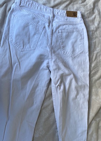 Beyaz Kadın Pantolon - Görsel 4