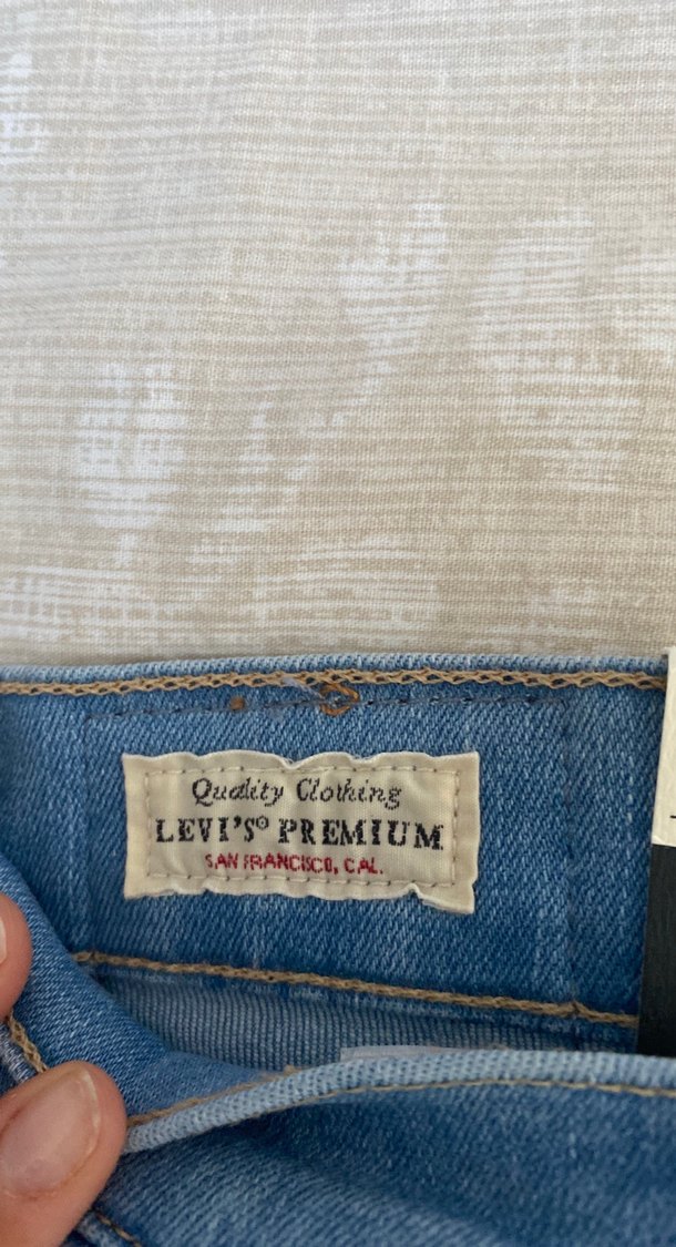 Düğmeli Kadın Mavi Denim Pantolon - Görsel 3