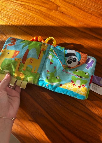 Fisher Price Hayvan Temalı Eğitici Yumuşak Kitap - Görsel 3