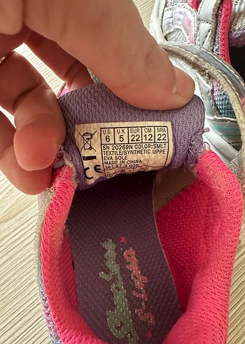 Skechers bebek ayakkabısı 22 numara - Görsel 8