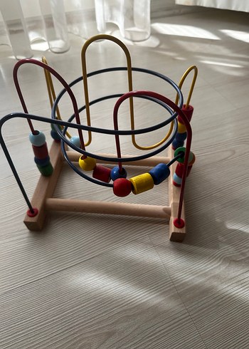 Renkli Ahşap Eğitici Oyuncak - Görsel 2