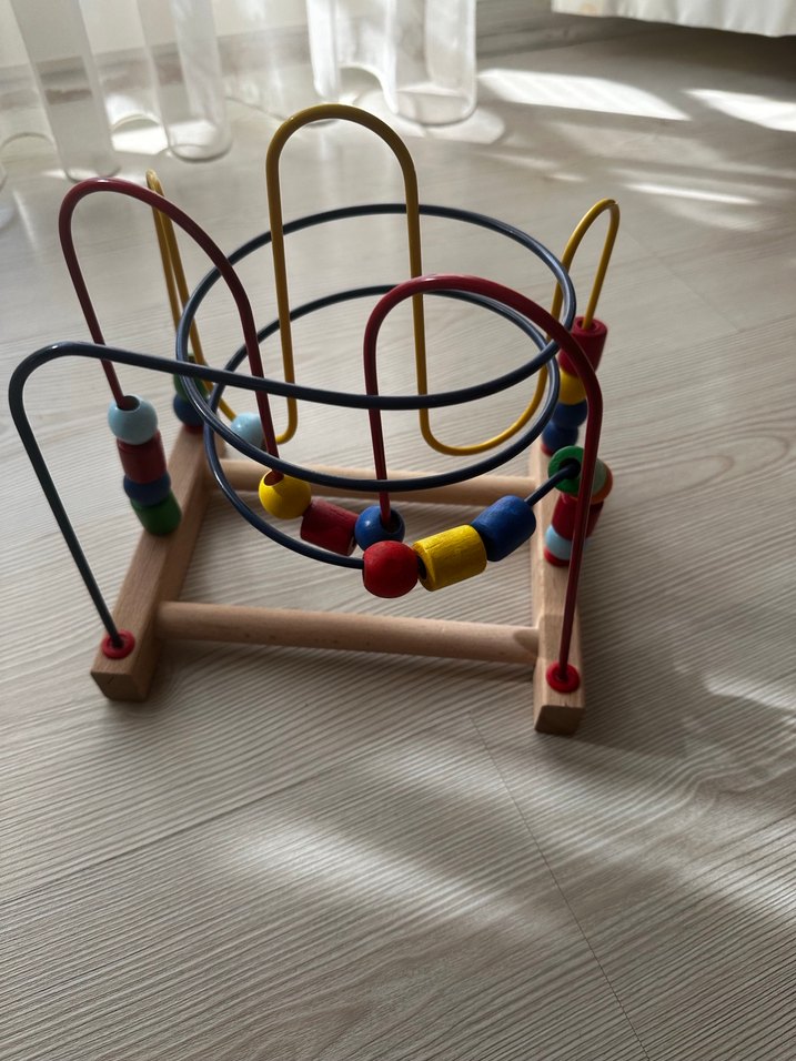 Renkli Ahşap Eğitici Oyuncak - Görsel 2