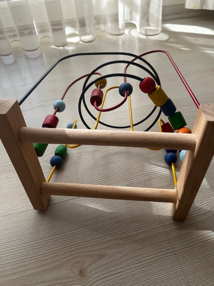 Renkli Ahşap Eğitici Oyuncak - Görsel 4