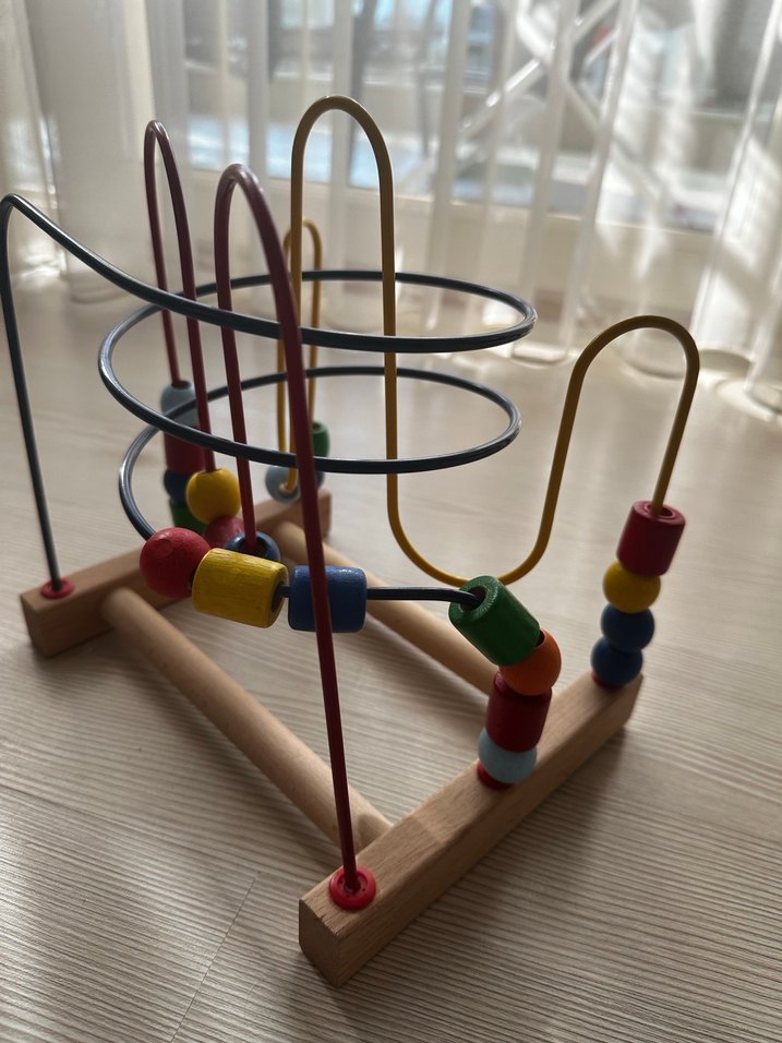 Renkli Ahşap Eğitici Oyuncak - Görsel 3