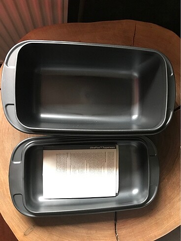 Tupperware Tupperware kapaklı mikrodalga fırın kabı