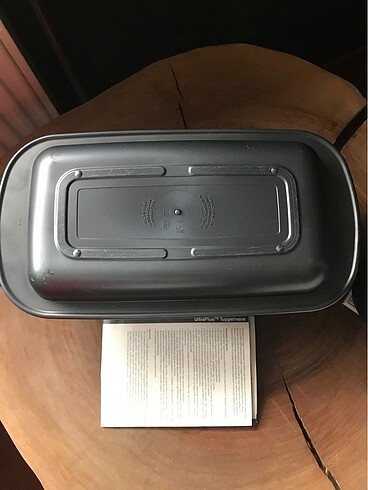 Beden siyah Renk Tupperware kapaklı mikrodalga fırın kabı