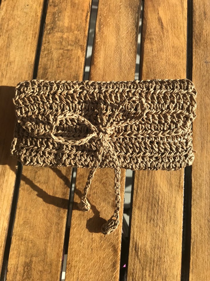 Örgü hasır gözlük kabı - Görsel 5