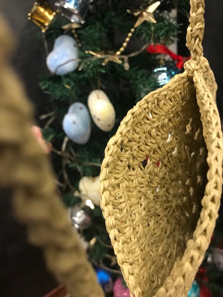 Hasır Örgü Prenses Çantası - Görsel 3