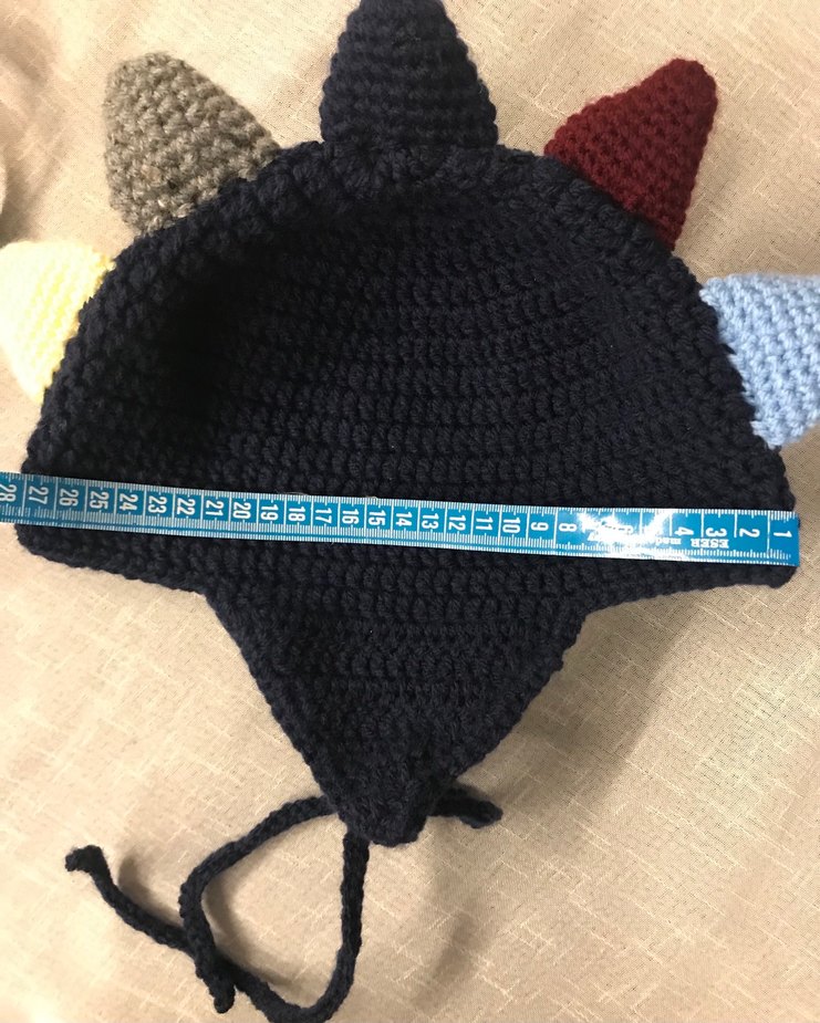 Dinazor örgü çocuk beresi - Görsel 5