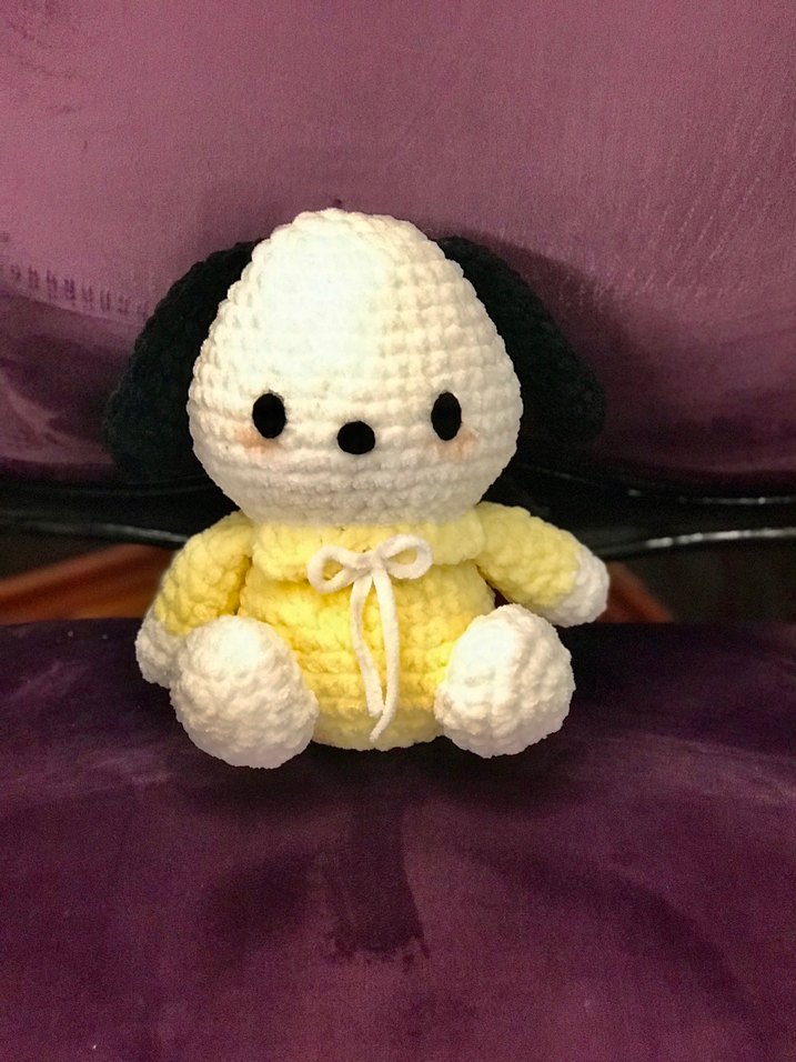 Pochacco Örgü Oyuncak Köpek - Görsel 3