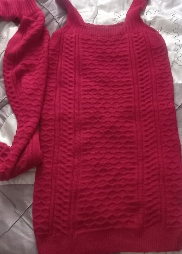 Örgü elbise - Görsel 4