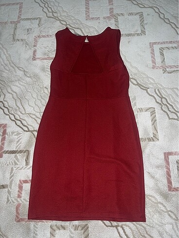 Kırmızı gece elbisesi - Görsel 5