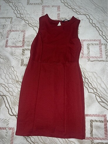 Kırmızı gece elbisesi - Görsel 6