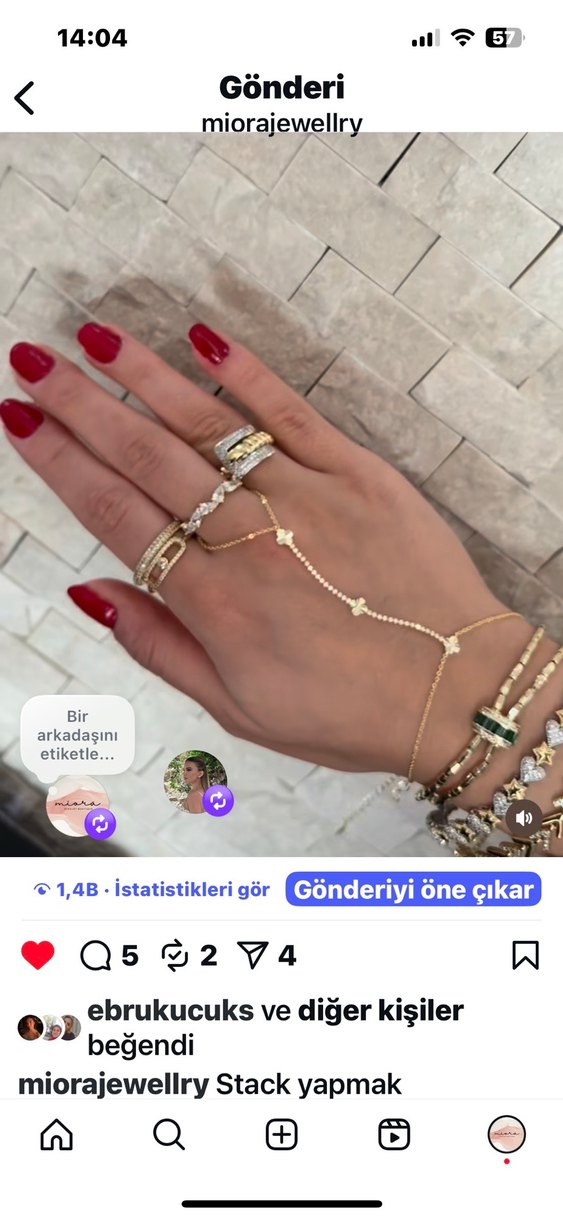 Çelik ve altın kaplama takılar - Görsel 2