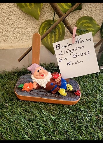 1 Adet Sevimli Cüce Notluk Resimlik - Görsel 5