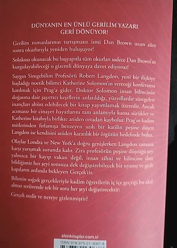 Dan Brown - Sırların Sırrı Romanı - Görsel 3