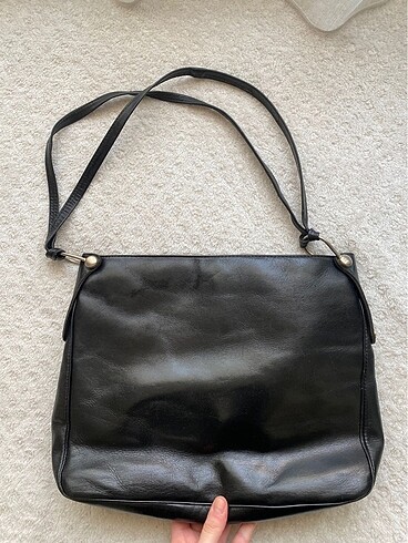  Beden siyah vintage çanta