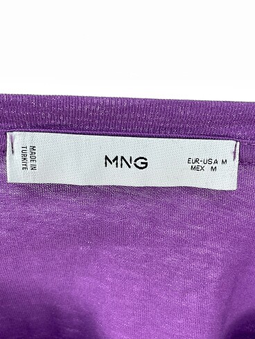 m Beden mor Renk Mango T-shirt %70 İndirimli.