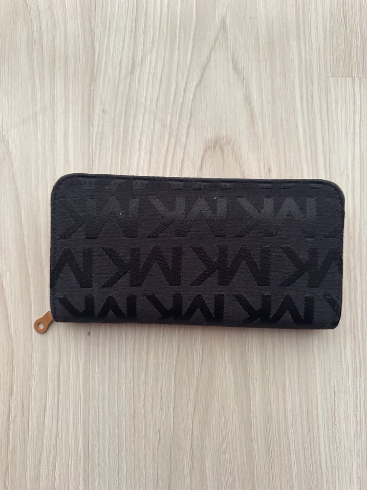 Siyah Baskılı Tokalı Kadın El Cüzdanı - Görsel 2