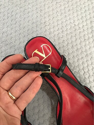 38 Beden siyah Renk İthal Valentino Topuklu Ayakkabı